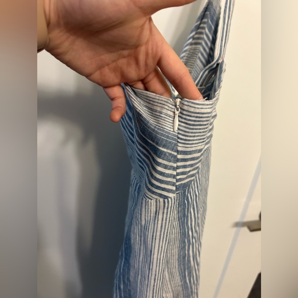 By Together Blue and White Stripped Dress - Picture 9 of 11